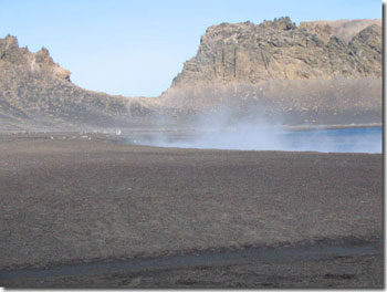 Fumerole at Whaler's Bay